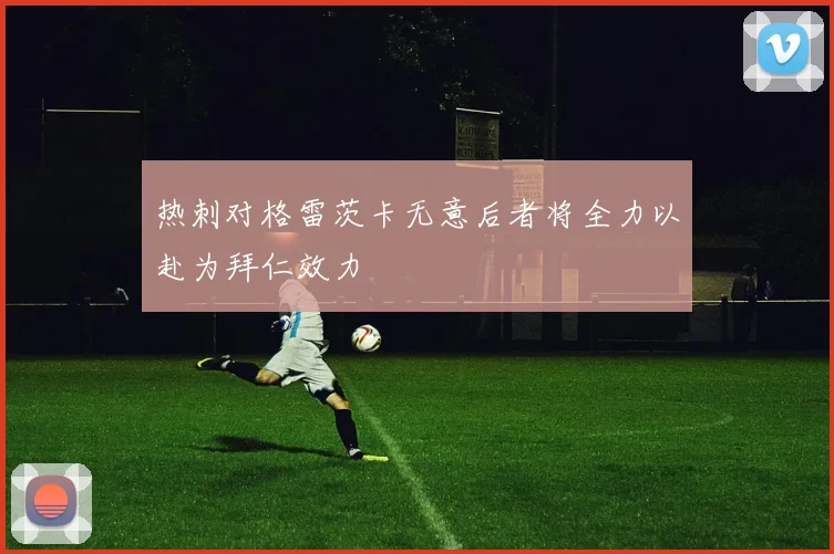 热刺对格雷茨卡无意后者将全力以赴为拜仁效力